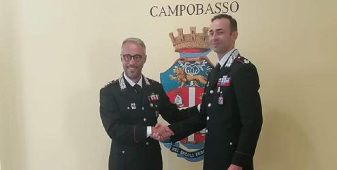 Carabinieri il Maggiore Vetrone lascia il comando della Compagnia